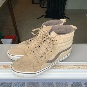 Vans Tan High-Top Sneakers